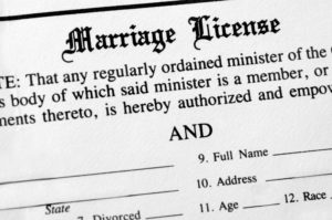 Marriage License